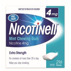 Nicotinell Stop Smoking Mint Gum Extra Strength 4mg 216 Pack (Nicotine)