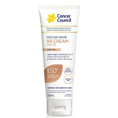 Cancer Council Face Day Wearbb Cream Spf 50+ Light Tint 50 ml