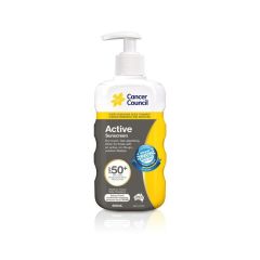 Cancer Council Active Dry Touch Sunscreen Pump Spf50+ 200 ml