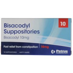 Bisacodyl Sup Petrus 10Mgx10