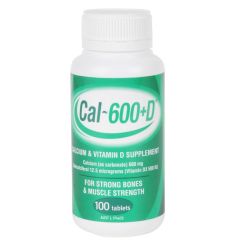 Cal-600+D Tablets 100