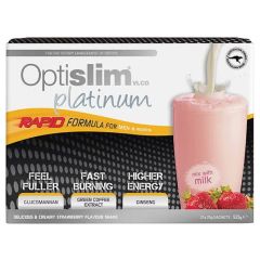 Optislim Vlcd Platinum Shake Strawberry 21X25g