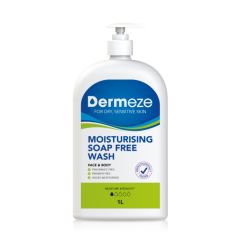 Dermeze Moisturising Soap Free Wash 1 Litre