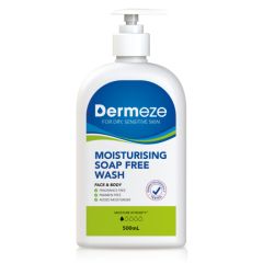 Dermeze Moisturising Soap Free Wash 500ml