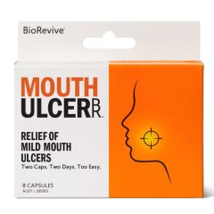 Biorevive Mouthulcer – Mouth Ulcer Relief – 8 Capsules