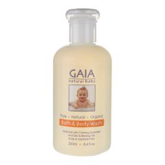 Gaia Natural Baby Bath & Body Wash 250 ml