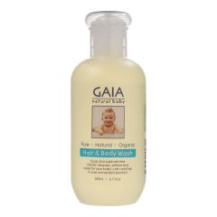 Gaia Natural Baby Hair & Body Wash 200 ml