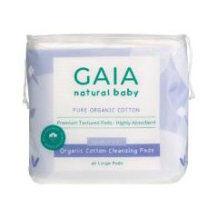 Gaia Natural Baby Organic Cotton Pads 40 Pack