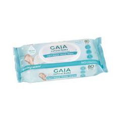 Gaia Natural Baby Plant-Based Water Wipes 80 Pack