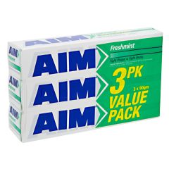 Aim Freshmint Toothpaste 3 X90g