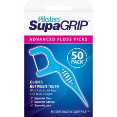 Piksters Supagrip Floss Picks 50Pk