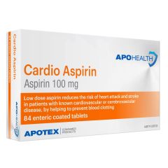 Aph Cardio Aspirin 84 Tablets