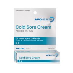 Aph Cold Sore Cream Tube 5g