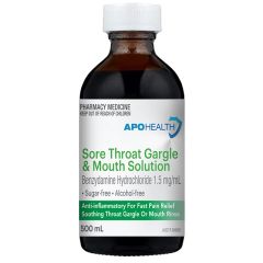 Apo Health Throat Gargle & Mouth Solution 500ml