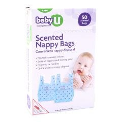 Baby U Scented Nappy Bags 50Pack