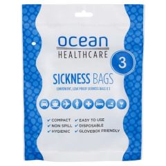 Ocean Healthcare Sickness Bags 3 Pack