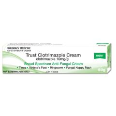 Trust Antifungal Cream 1% 50g (Clotrimazole)