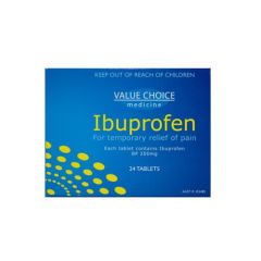 Value Choice Ibuprofen 200mg 24 Tablets (Ibuprofen)