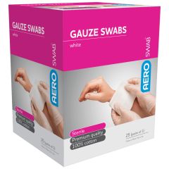 Aero Swab Sterile Gauze 7.5Cm 3Pc