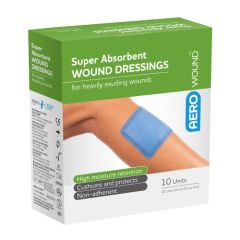 Aero Super Absorbent Wound Dressing 10Cm X 10Cm