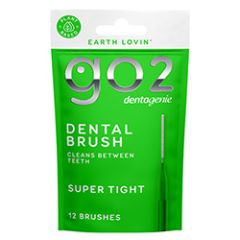 Go2 Dentagenie Dental Brushsuper Tight (Green) 12pk