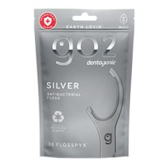 Go2 Dentagenie Silver Antibacterial Flosspyx 36pk