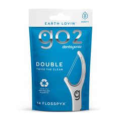 Go2 Dentagenie Double Flosspyx Travel 14 Pack