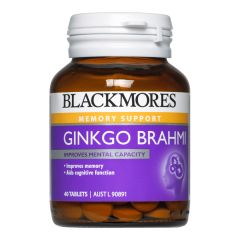 Blackmores Ginkgo Brahmi 40 Tablets