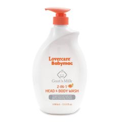 Lovercare Babymac G/Milk Head Body Wash 1L