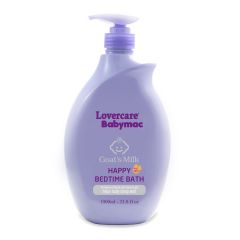 Lovercare Babymac G/Milk Bedtime Bath 1L