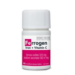 Ferrogen Iron And Vitamin Cmodified Release Tablet 90