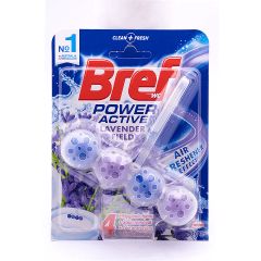 Bref Power Active Lavender Field, Rim Block Toilet Cleaner, 50g