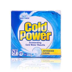 Cold Power Regular Advancedclean, Powder Laundry Detergent, 1Kg