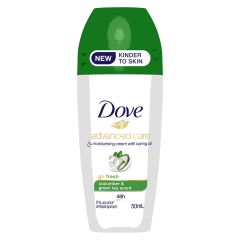 Dove Dove Advanced Care Go Fresh Anti-Perspirant Deodorant Roll-On For 48 Hours Of Protection Cucumber And Green Tea Scent With 1/4 Moisturising Cream And Caring Oil 50 ml