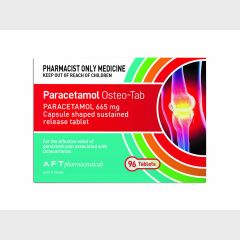 Paracetamol Osteo-Tab 96 Tablets Blister Pack