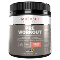 Musashi Preworkout Tropicalpunch 225g