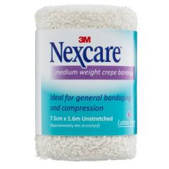 Nexcare Medium Crepe Bandage 7.5 cm X 1.6M