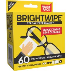 Bright Wipe Lens Wipe 60 Pack