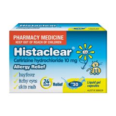 Histaclear 10Mg Soft Gel Caps 30's