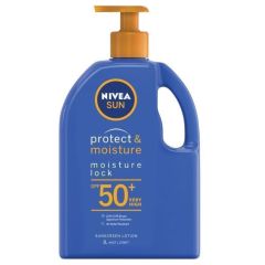 Nivea Sun Protect & Moisture SPF50+ Sunscreen Lotion Pump 1L