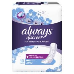 Always Discreet Long Pad 10 Pack