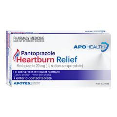 Apo Health Pantoprazole 20mg 7 Blis/ Tablets