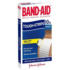 Band-Aid Tough Strips Extra Large 10 Pack