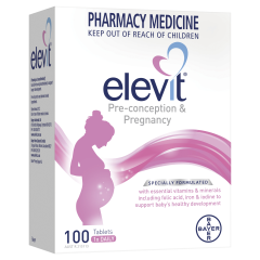 Elevit Pre-conception and Pregnancy Multivitamin Tablets 100 Pack (100 Days)