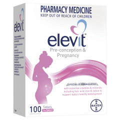 Elevit Pre-conception and Pregnancy Multivitamin Tablets 100 Pack (100 Days)