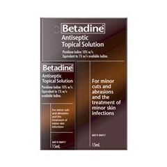 Betadine Antiseptic Topical Solution 15ml