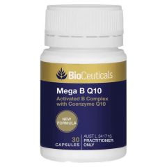 Bioceuticals Mega B Q10 30 Capsules