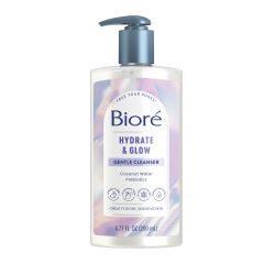 Bioré Hydrate & Glow Gentle Cleanser 200mL
