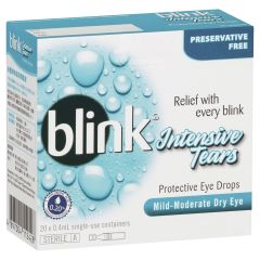 Blink Intensive Tears 0.25% 20 Vial