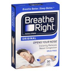 Breathe Right Strips Tan Large 30Pk